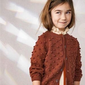 Popcorn Knit Cardigan